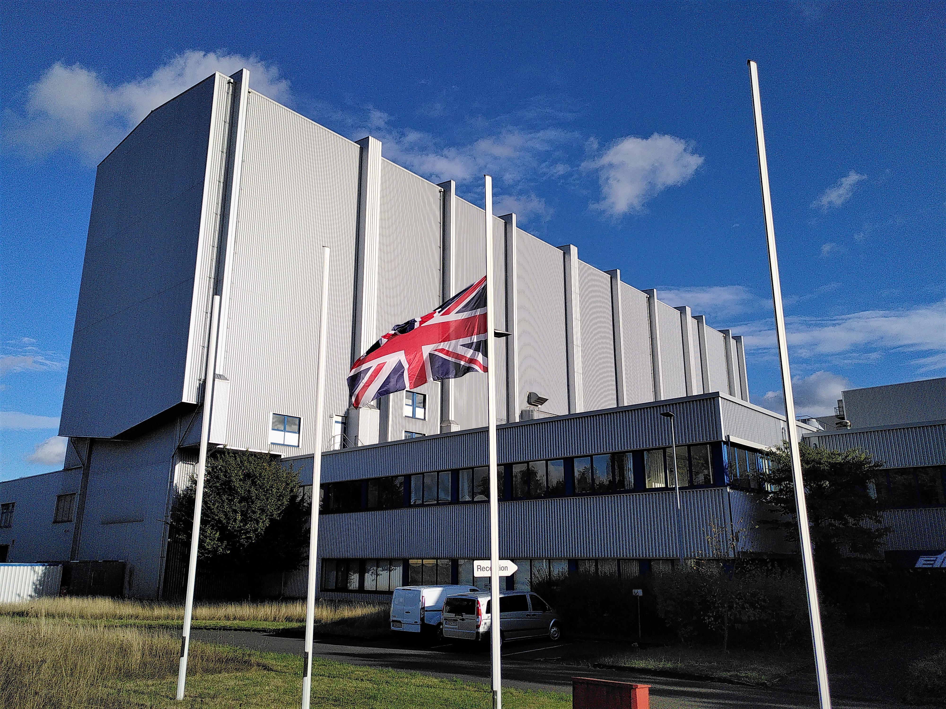 UK Flag Halfmast